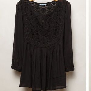 Anthropologie Bex Peasant Top sz 6